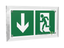 Знак безопасности PT-17328.E40 "Указ. двери эвакуац. выхода (левостор.)" Белый свет a22485 BS