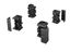Элементы угловые 200мм RAL9005 (4шт) Flex-Block - 8200000 Rittal