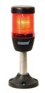 Сигнальная колонна 50 мм, одноцветная (красный цвет), светодиод LED, алюм. патрубок 100 мм с основанием, 24В AC/DC, IP40 - IK51L024XM03 EMAS