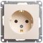 Розетка 1-м СП W59 16А IP20 с заземл. без защ. шторок механизм сл. кость SE RS16-154-2-86 APC