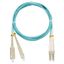 Патч-корд NMF-PC2M3C2-SCU-LCU-001 волоконно-оптический (шнур)перех. 50/125 (ОМ3) SC/UPC-LC/UPC двойн. LSZH нг(В)-HFLTx 1м NIKOMAX