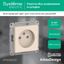 Розетка 1-м СП AtlasDesign 16А IP20 без заземл. защ. шторок механизм беж. SE ATN000241 APC