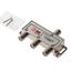 Делитель ТВ Simple DS-F-02 3 ответвления под F разъём 5-1000 МГц - Б0048321 ЭРА