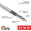 Кабель витая пара SFTP 4PR 24AWG, CAT5e, STRANDED, бухта 305 м | 01-0343 REXANT MEET