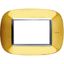 Рамка 3мод. Axolute овальная глянцевая золото Leg BTC HB4803OR Legrand