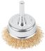 Щетка для дрели, Чашка, латунированная витая проволока 0,3 мм, 50 блистер, Profi - 82-910 РОС