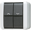 Выключатель для управления жалюзи IP44 | 839VW Jung