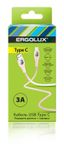 Кабель USB-Type C ELX-CDC02-C14 3А 1.2м зарядка+передача данных коробка роз. Ergolux 15302