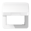Крышка ударопрочная откидная для штекерных розеток; белая | CD590BFKLWW Jung