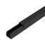 Кабель-канал черный 2-й замок в п/э 12х12 мм (120 м/уп) Промрукав | PR03.0208 Строитель