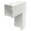 Плоский угол с крышкой кабельного канала LKM 80x80 мм (сталь,белый) (LKM F80080RW) | 6248428 OBO Bettermann