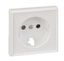 Накладка розетки с заземлением, Scudo, серый - 2705041-063 Simon