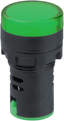 Лампа индикаторная Navigator 82 800 NBI-I-AD22-230-G зеленая d22мм 230В AC/DC | 82800 24409