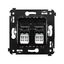 Миниатюра Розетка компьютерная 2-м СП Avanti "Черный квадрат" RJ45 кат.6 DKC 4402294 ДКС арт. 4402294 2