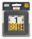 Рамка 1-м BRITE РУ-1-1-Бр метал. титан RE IEK BR-M12-M-01-K48