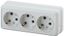 Розетка 3-м ОП Quadro 2-206-01 16А IP20 250В 3х2P+E бел. Intro Б0036145 ЭРА