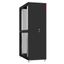 Шкаф серверный 48U 800х1070 передняя дверь: двустворчатая глухой металл IP51. задняя одностворчатая перфорированная IP20. боковые панели: без. цвет: черный RAL9005 - NS 8148.9530 SYSMATRIX