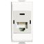 Розетка компьютерная LivingLight RJ45 STP CAT.6 IDC110 бел. Leg BTC N4262C6S Legrand