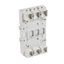 Основание трехполюсное, подключение сзади - 422224 Legrand