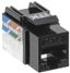 Модуль Keystone Jack кат.6 UTP 110 IDC 90град чёрный | CS1-1C06U-11-09 ITK IEK