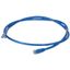 Коммутационный шнур RJ 45 - категория 6 U/UTP PVC неэкранированный 1 м голубой | 051772 Legrand 051772-НЛК