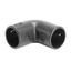 Колено открывающееся 90град. IP40 d16мм черн. DKC 50516B ДКС