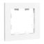 Рамка 1-м Эпика пластик бел. EKF UP1-FPW-01