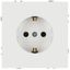 Розетка 1-м с заземл. СП 16А IP20 250В Galaxy бел. MC Б0070620