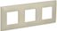 Рамка 3-м SKANDY SK-F01B беж. IEK SK-M32-K10