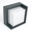 Светильник архитектурный настенный DH108, 12W, 720Lm, 4000K, черный, квадрат, 160*160*100 | 06350 Feron