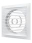 Решетка вентиляционная приточно-вытяжная, из ABS пластика 170х170 с фланцем D125 - 1717РС12,5Ф ЭРА 4146