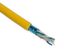 Кабель витая пара экранир. F/UTP кат.5E 4 пары 26 AWG МЖ patch экран-фольга PVC -20град.C-+75град.C FUTP4-C5E-P26-IN-PVC-YL-305 желт. (уп.305м) Hyperline 236286
