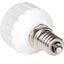 Переходник Е14-GU10 белый PROxima | AD-E14-GU10-w EKF