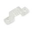 Силиконовое крепление для светодиодной ленты 220В 5050, UCC-Q220 K14 CLEAR 050 POLYBAG 14 мм, цвет белый, 50 штук в пакете - 10972 Uniel