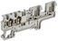 Клемма пружинная CX2.5-4-2B 2.5кв.мм четырехконтактная сер. ARMAFIX IEK AF-CT40-06-22-K03-002