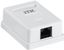 Настенная информационная розетка RJ45 кат. 6 UTP 1-порт - CS2-1C06U-12 IEK