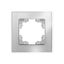 Афина рамка стеклянная одноместная, серебро (еврослот) - 2266 Союз