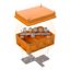 Коробка огнестойкая для о/п 40-0310-FR1.5-6 Е15-Е120 150х110х70 IP55 6p, 1.5 мм.кв.| | Промрукав Строитель