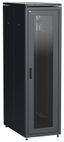 Шкаф напольный сетевой 19'' LINEA N 47U 800х1000мм стеклянная передняя дверь. задняя металлическая черный - LN05-47U81-GM IEK