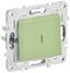 Выключатель проходной 1-кл. SKANDY 10А SK-V08G с индикацией мятный IEK SK-V12-1-10-K06