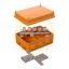 Коробка огнестойкая для о/п 40-0310-FR6.0-8 Е15-Е120 150х110х70 IP55 8p, 6.0 мм.кв.| | Промрукав Строитель