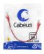 Патч-корд PC-UTP-RJ45-Cat.5e-0.3m-RD-LSZH U/UTP, категория 5е, 2xRJ45/8p8c, неэкранированный, красный, LSZH, 0.3м - 9511c Cabeus