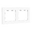 Рамка 2-м Эпика пластик бел. EKF UP1-FPW-02