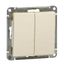 Переключатель проходной 2-кл. СП W59 10А IP20 10AX механизм сл. кость SE VS610-256-2-86 APC