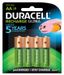 Аккумуляторы Duracell HR6-4BL 2400mAh/2500mAh предзаряженные | Б0014863