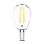 Лампа светодиодная филаментная LED 4.5 Вт 470 лм 2700К ST45 теплый E14 AC 220В прозрачная колба Basic - 1141115 Gauss