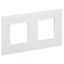 Рамка 2-м SKANDY SK-F22W стекло арктич. бел. IEK SK-M22-G-K01