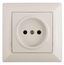 Розетка СП Solo 4-201-02 16А 250В 2P сл.кость Intro Б0043306 ЭРА