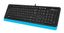 Клавиатура Fstyler FK10 черн./син. USB BLUE A4TECH 1147528
