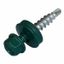 Саморез КР св. 4,8х35 RAL-6002 (зелёный) (250 шт) - ведро ( 1,478 кг) | 103178 Tech-KREP